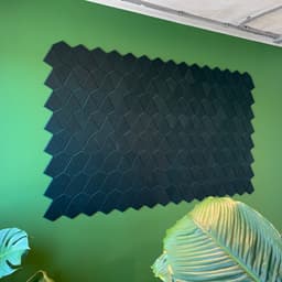 EASYfelt PET-vilt akoestische wandbekleding zelfklevend Stick Kite groen