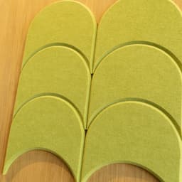EASYfelt | PET-vilt | Akoestische wandbekleding | Zelfklevend | Stick Jellyfish showroom
