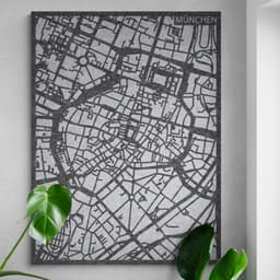 PET-vilt 9 mm - City Map - Mock up room