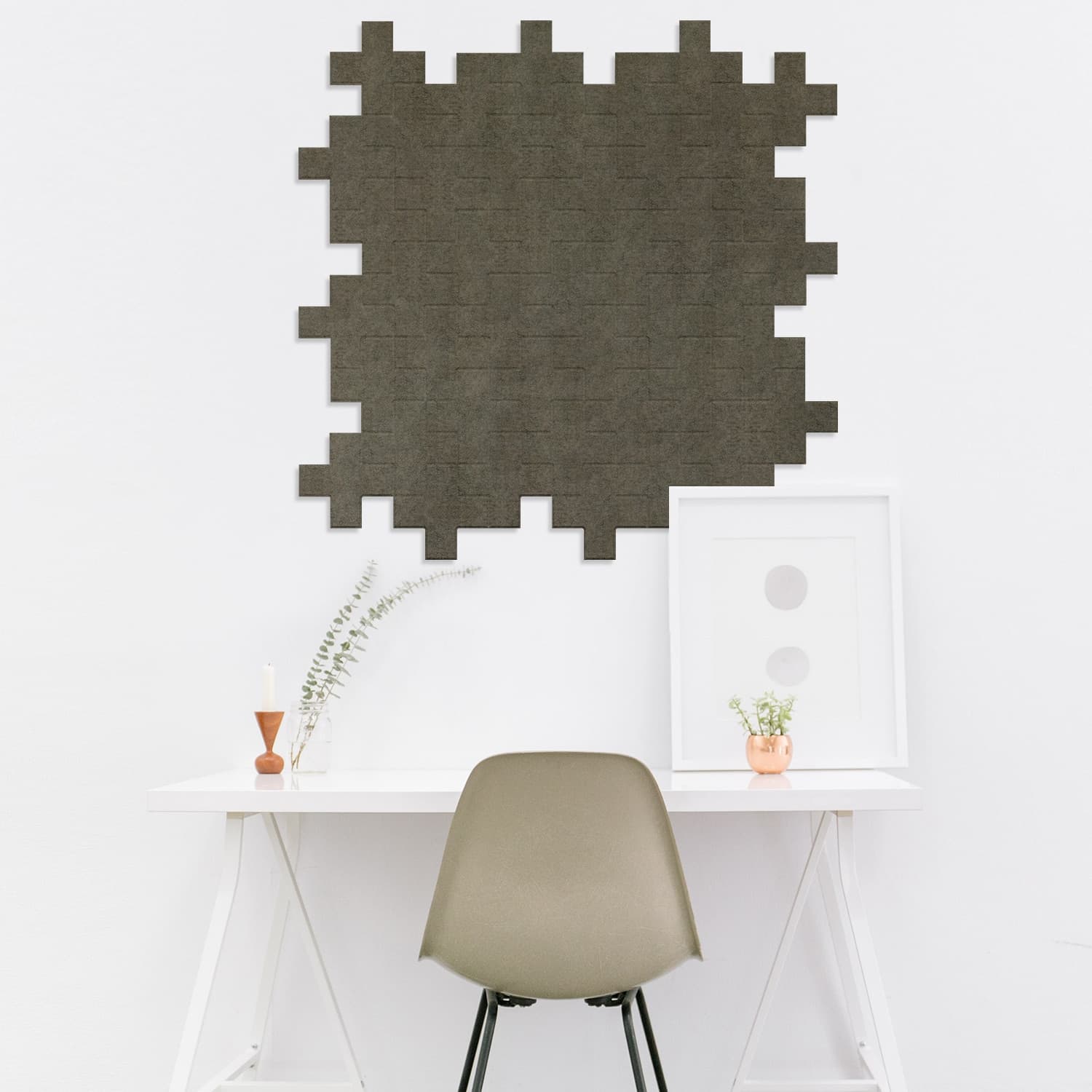 EASYfelt PET-vilt akoestische wandbekleding zelfklevend stick plus