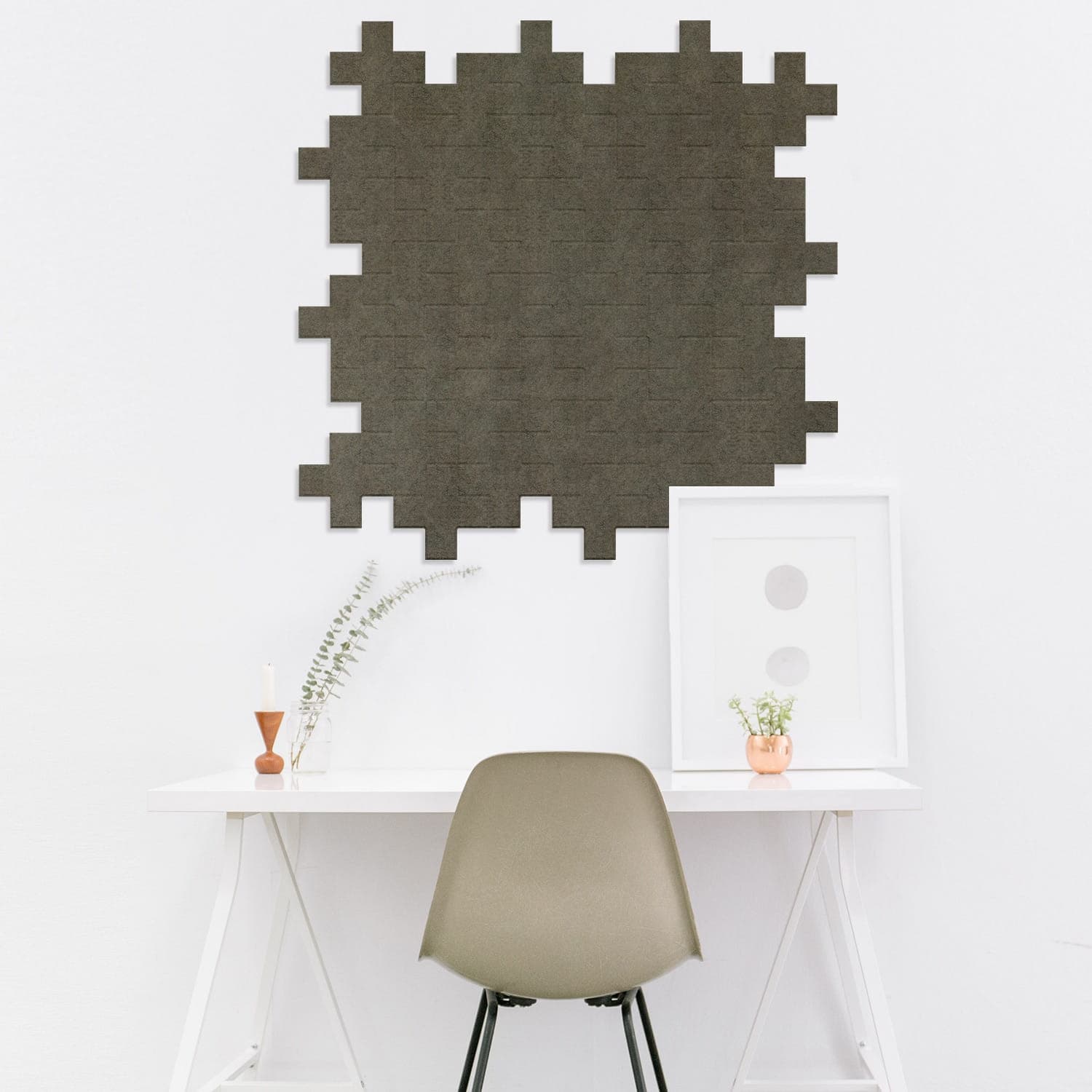 EASYfelt PET-vilt akoestische wandbekleding zelfklevend stick plus